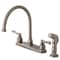 Kingston Brass KB8798NFLSP NuWave French Centerset Kitchen Faucet, Brushed Nickel KB8798NFLSP - alternate 1